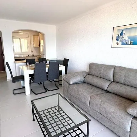Apartamento Hermoso En Con Terraza Y Garaje, A 600m De La Playa - Hisp-312-8